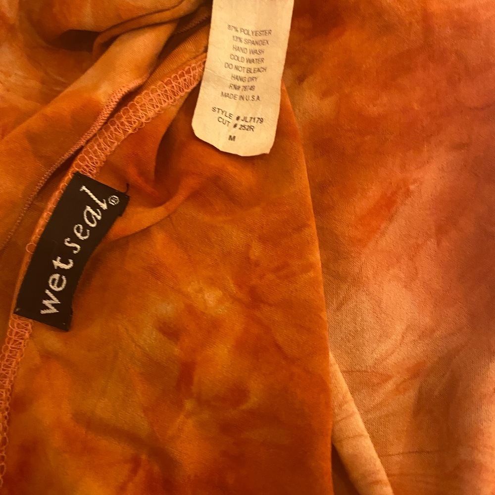 Tie-Dye Women's Top Peach 🍑 color by Wet Seal - Picture 7 of 7